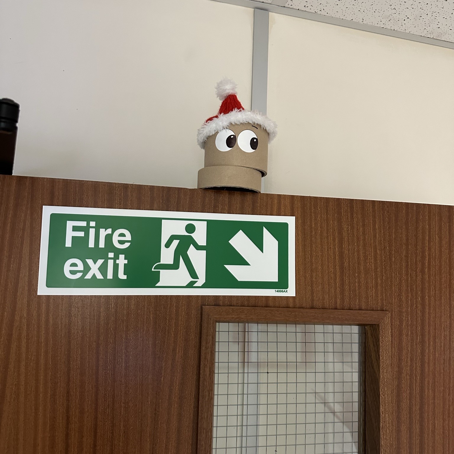 Elf on the Shelf it’s time for Core on a Door Stell Cardboard